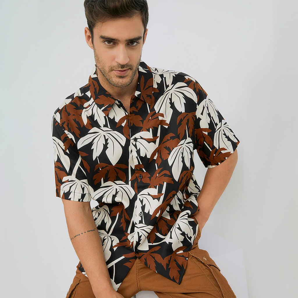 JOY SHADE  Men Kemeja Tangan Pendek AUTUM Shirt by H&amp;M