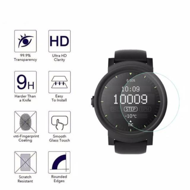 Tempered glass TICWATCH E anti gores screen guard kaca antigores