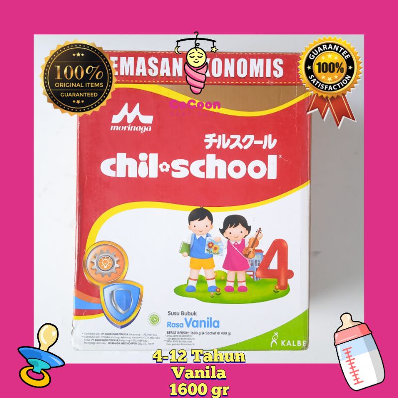 Susu Formula Anak Morinaga Chil School Gold Reguler Vanila 1600 gr