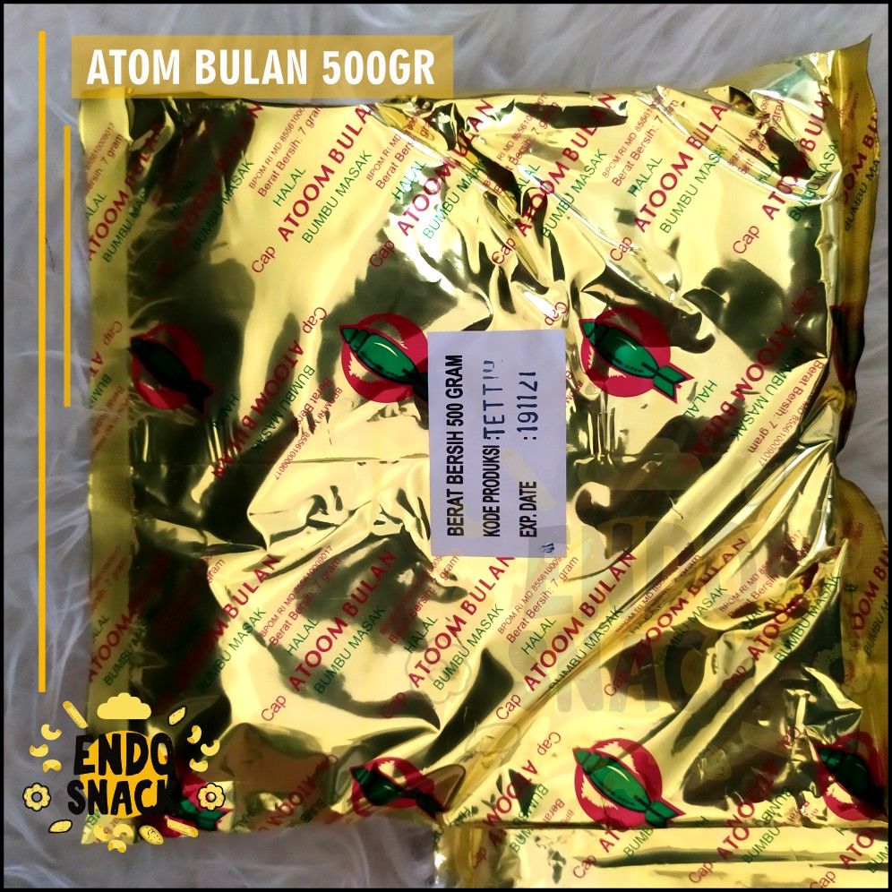 Atom Bulan 500 Gr Bumbu Penyedap Cap Atoom Bulan Bumbu Cilok Bumbu Masak Baso Aci