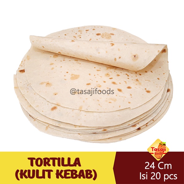 

Tortilla jumbo 24cm Isi 20 Pcs Frozen Makanan Beku Frozen Food