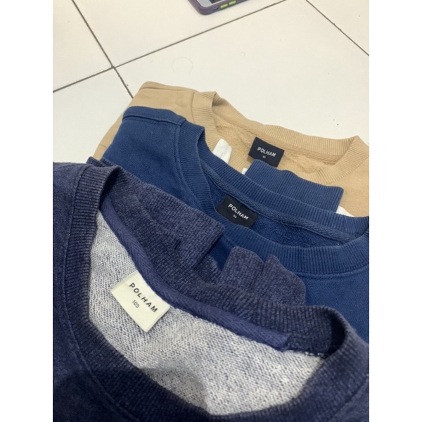 crewneck polham second 3 pcs