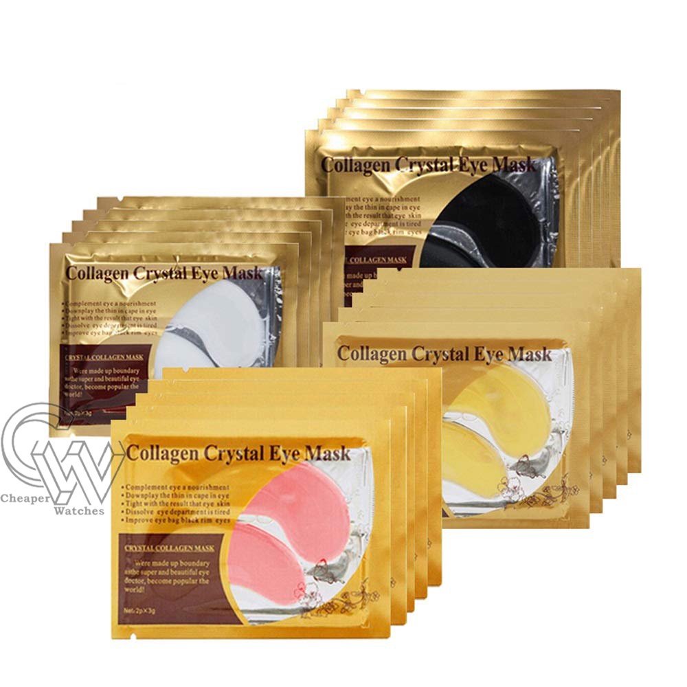 Cheaper-5 pasang Masker Mata Emas Kolagen Harga Collagen Crystal Eye Mask Termurah