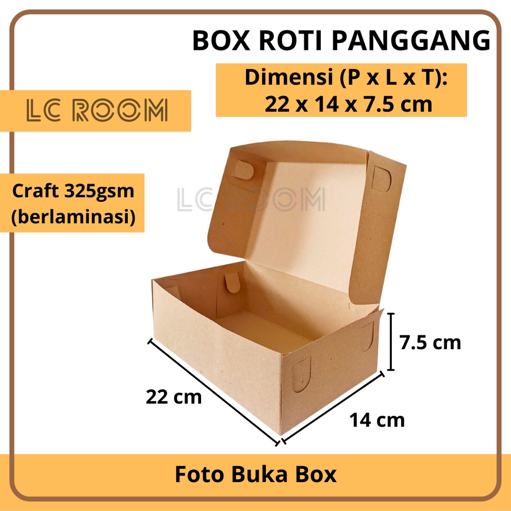 PAPER BOX MARTABAK 22 14 7.5 cm KOTAK KUE BROWNIES BOX CAKE DUS BOLU BOX PISANG GORENG DUS ROTI PANG