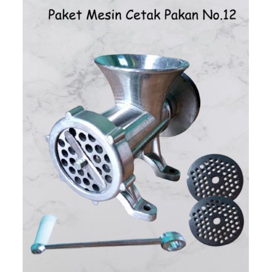 Mesin Cetak Pelet No.12 Dengan Pulley Mesin Pembuat Pelet Pakan Ternak Mesin Pelet Ikan Burung Ayam