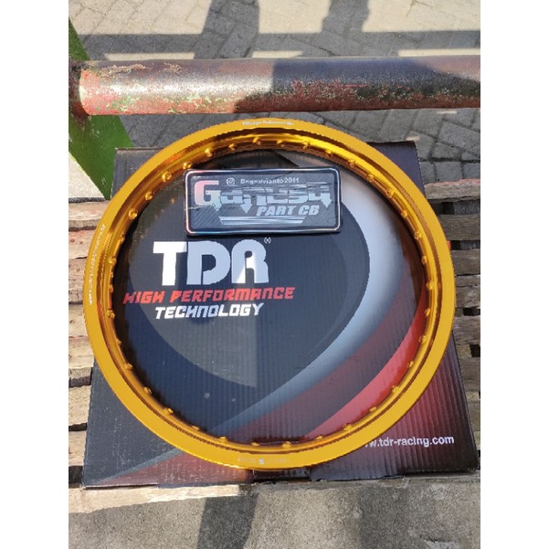Velg tdr wx ring 17 gold emas ukuran 185