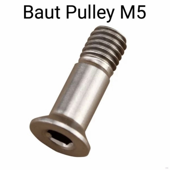 Baut gir pulley RD M5 ukuran 5 mm