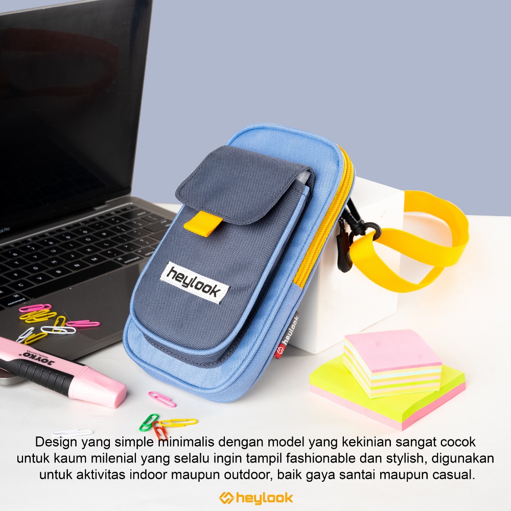 Tas Leher Kalung HP Dompet Kunci Kartu ID Card Sling Pouch Tas Selempang Handphone Pria Wanita Unisex Branded Kekinian