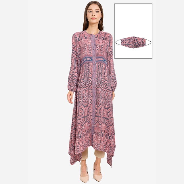 Kamilaa by Itang Yunasz Gamis Tunik Etnik Wanita