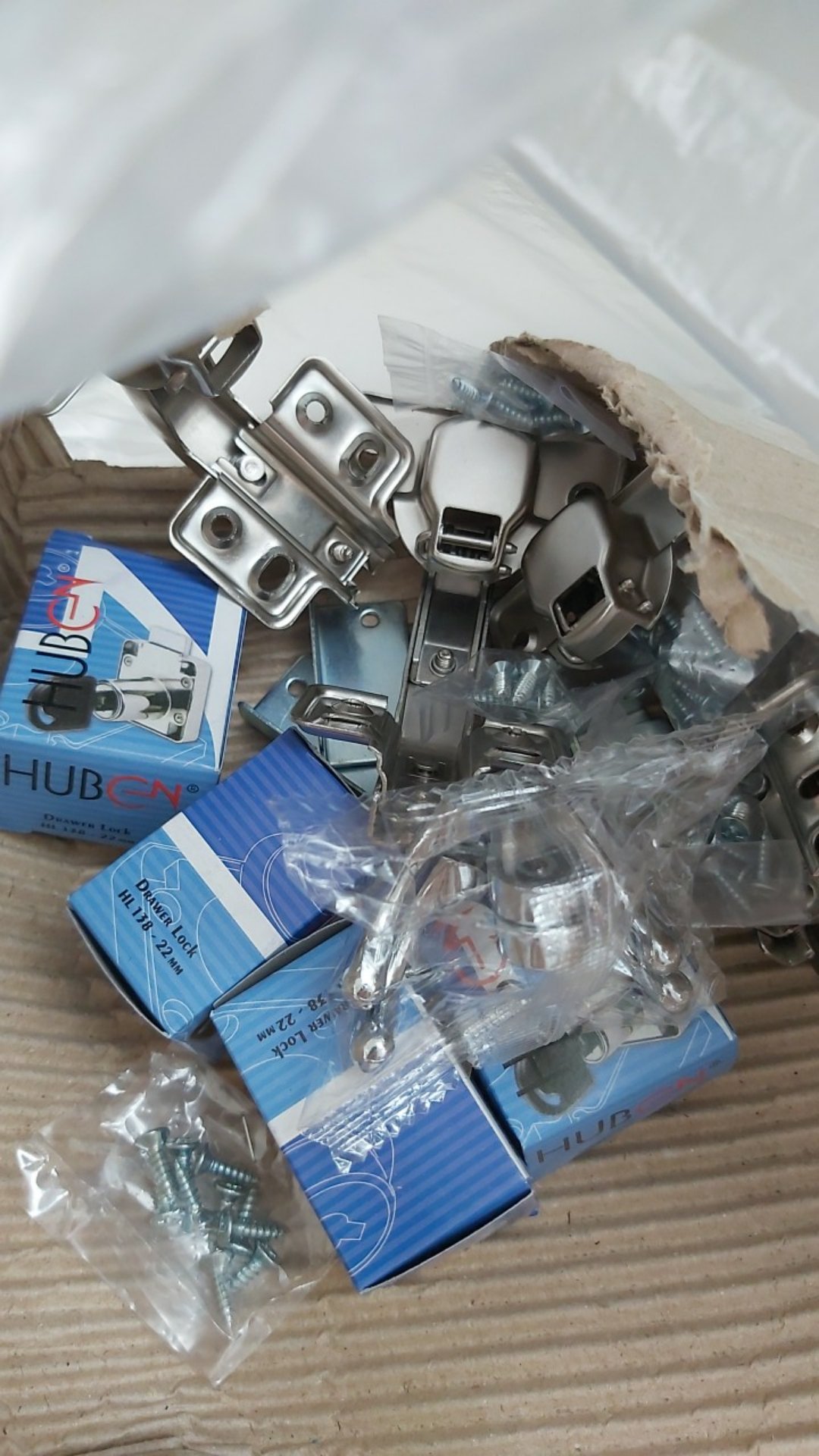 Engsel Sendok Pintu Sudut Bifold Bivold Pasangan Engsel Buaya 180 Derajat Isi ( 1pcs) , Free Sekrup