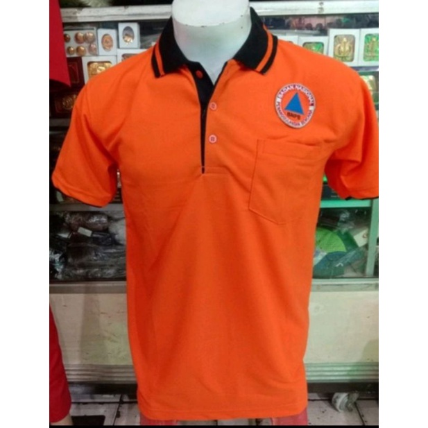 kaos polo lacost BNPB#kaos tim  BNPB#kaos BNPB