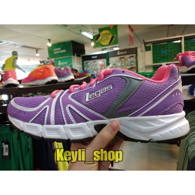 Sepatu League Legas Nebula SE LA W Purple Running Shoes Cewe Sneakers Wanita Sport Original Murah