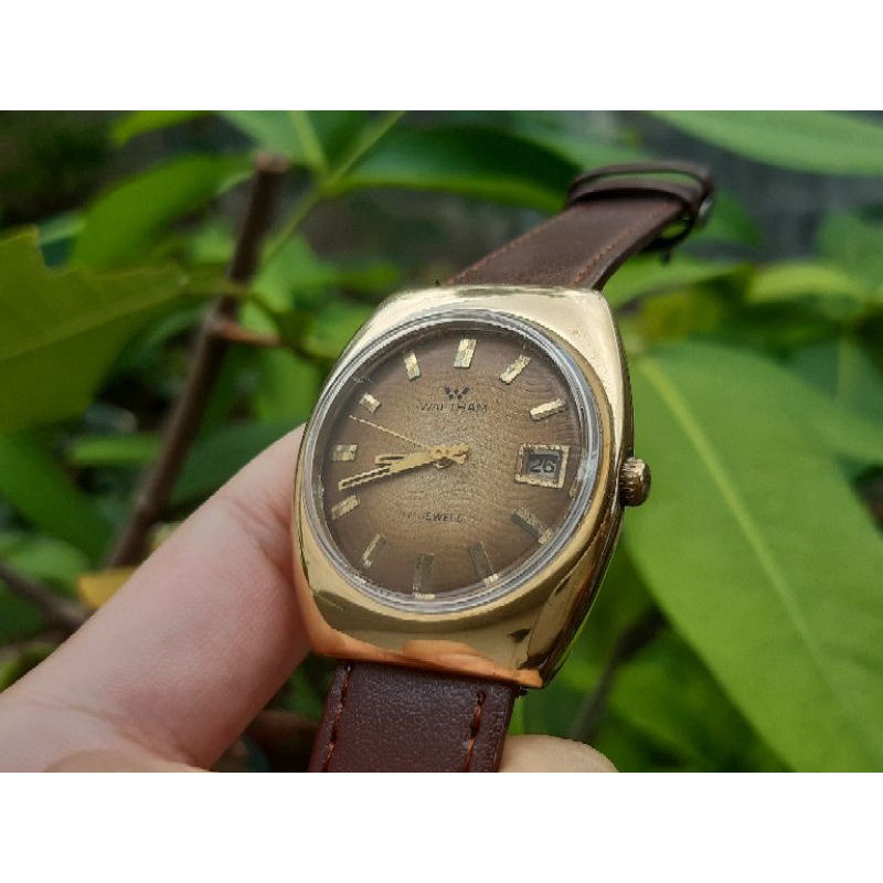 Vintage Waltham Gold Plated Manual Winding Watch