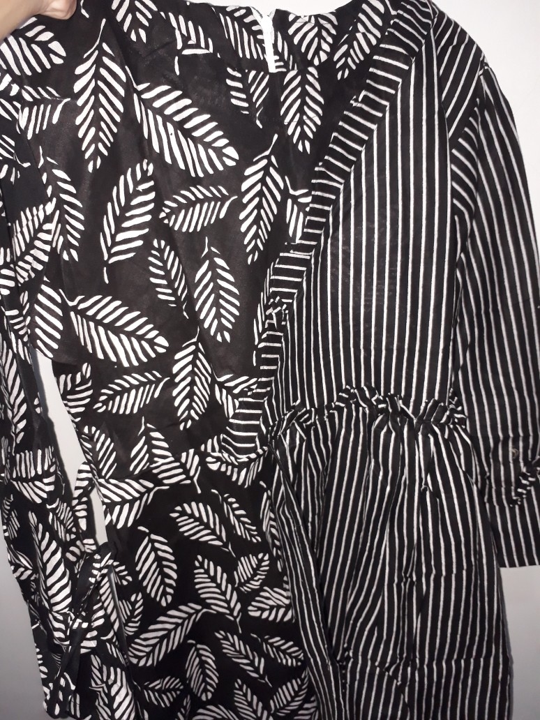 Tey-17 Batik Wanita Asj Sa Hrb026 Kenongo Kemeja Tosca Pendek