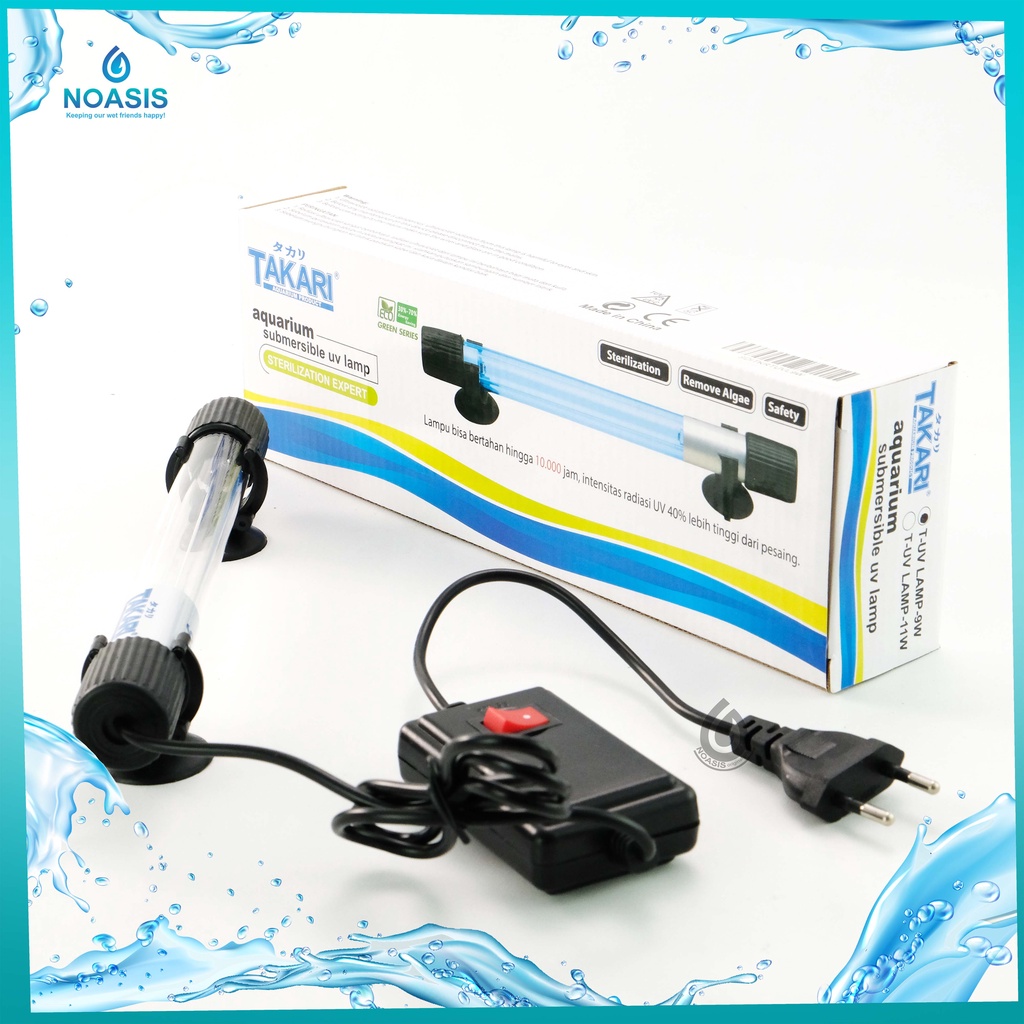 LAMPU UV ULTRAVIOLET AQUARIUM TAKARI 9 WATT AQUASCAPE