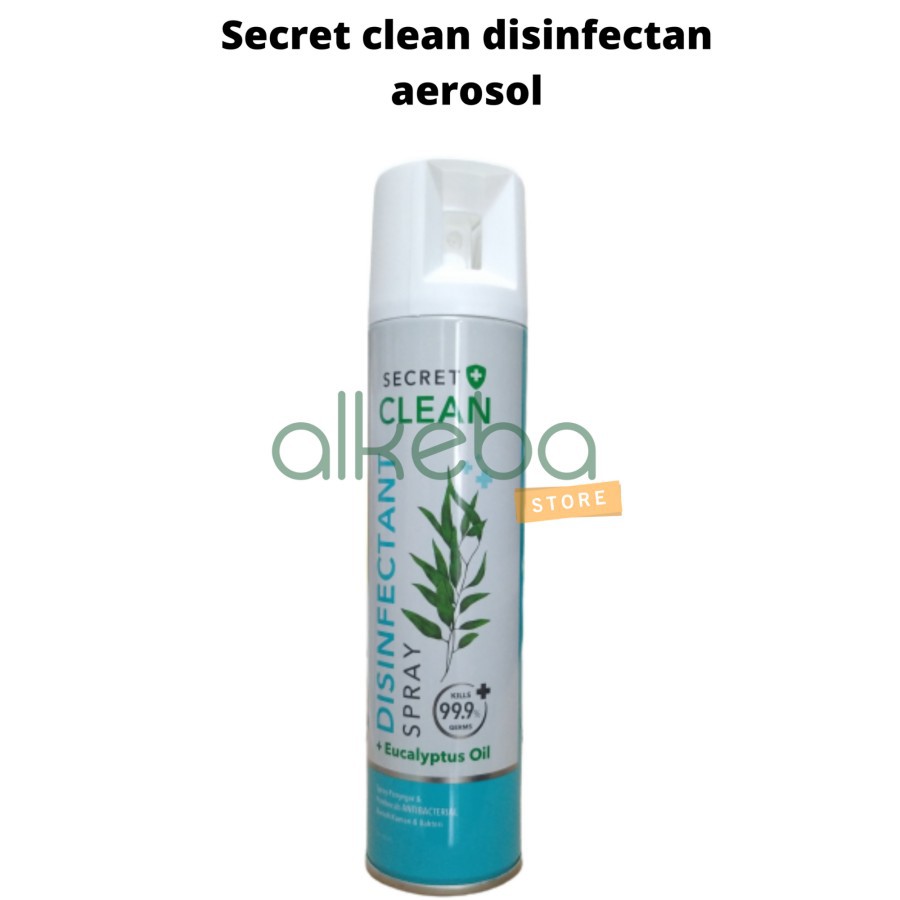 Secret Clean Disinfectant Spray Plus Eucalyptus Oil aerosol 200 ml