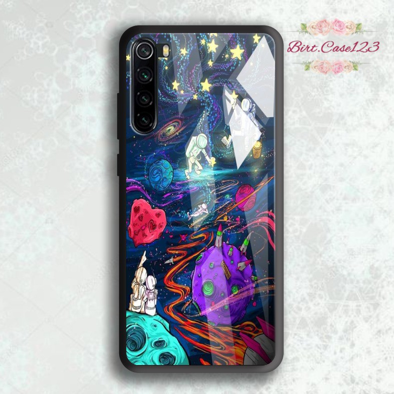 Case softcase silikon Gambar SPACE back case glass oppo samsung vivo xiaomi realme iphone all type