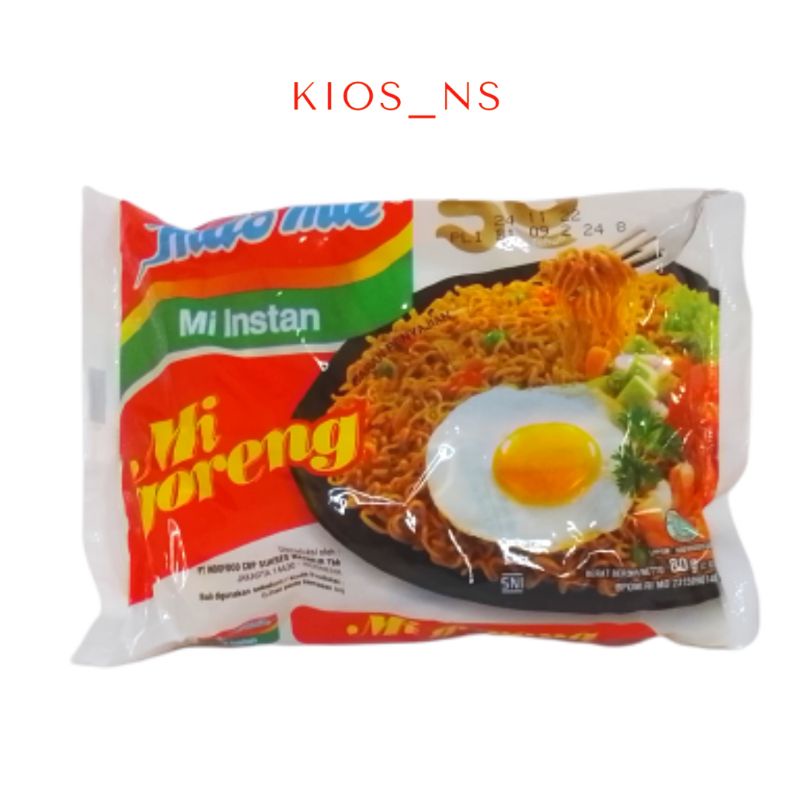 

Indomie Mi Instan Mi Goreng 80 Gram