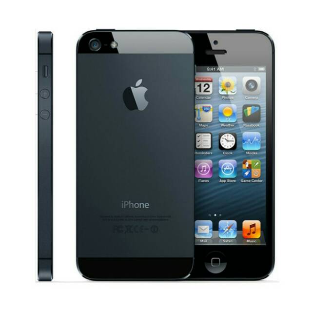 Apple Iphone 5 32gb Second Black Colour Ex Inter 4g Batangan Unit Only Mesin 100 Oke Shopee Indonesia