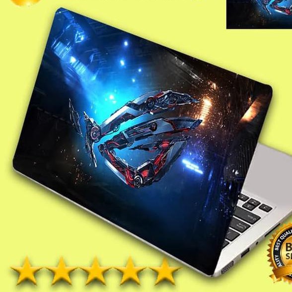 Garskin Laptop Asus rog Robot blue Skin Laptop Stiker Laptop