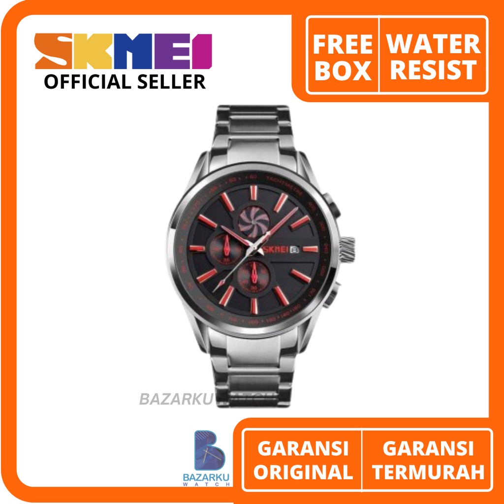 Jam Tangan Pria Skmei 9175 Jam Tangan Skmei Jam Tangan Rantai Jam Tangan Cowok Stainless Jam SKMEI