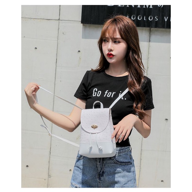 GrosirMart Tas Ransel Wanita Korea Tali Woman Bag Rancel Fashion Trend A59