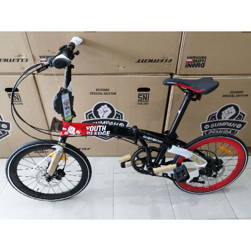 Ecosmo 10 Edisi Sumpah Pemuda Damn I love Indonesia Free Helm&kaos