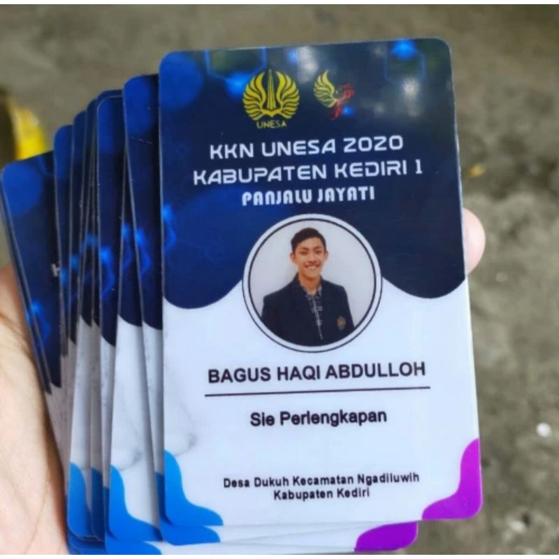 

Cetak Kartu Id/ Kartu member/ kartu nama bahan pvc