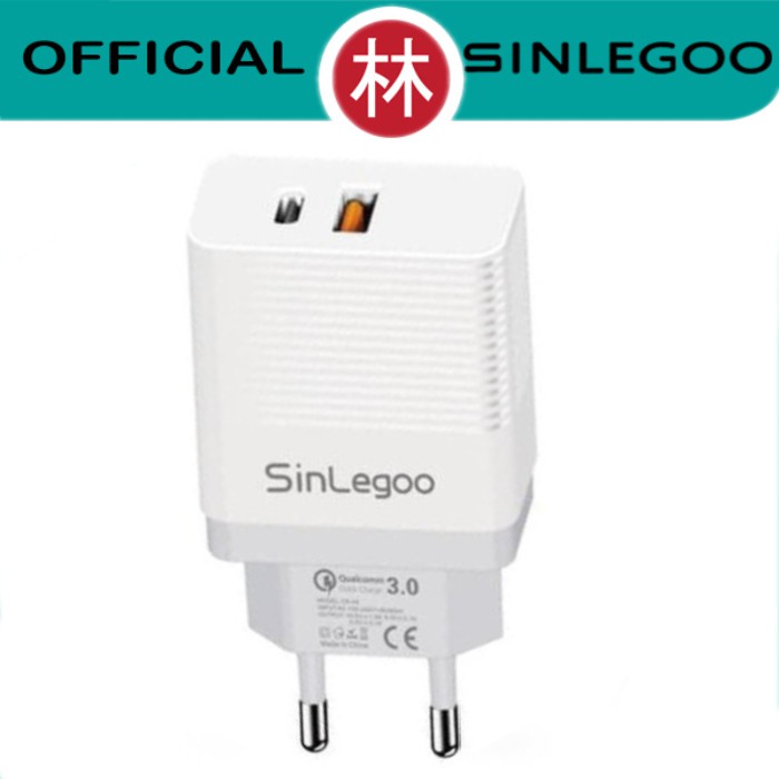 Sinlegoo CR-04 Fast Travel Charger PD-18W &amp; QC 3.0