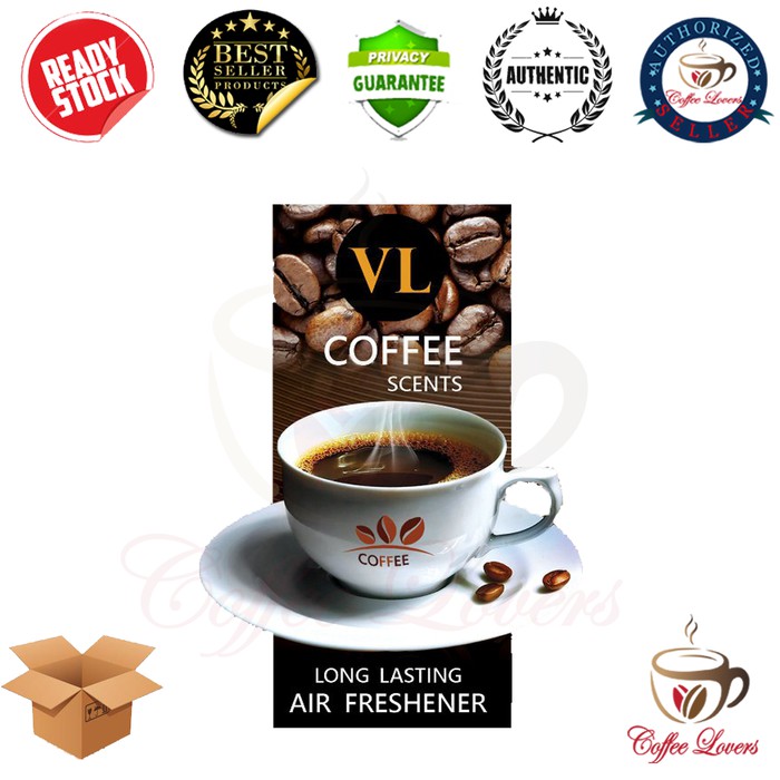 

VL SCENTS CAR FRESHNER PARFUM MOBIL AROMA COFFEE