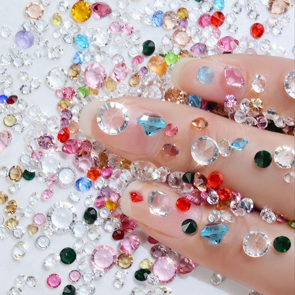 R-flower Nail Art Crystals Beauty 3D DIY Botol Kaviar