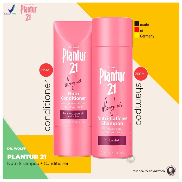PLANTUR 21 Longhair Nutri-Caffeine Shampo + Conditioner [Paket]