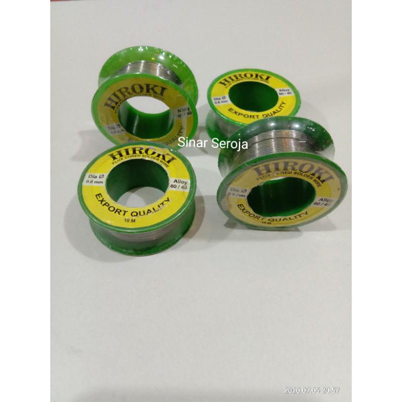 Timah Solder 10 m / 10 Meter Hiroki / Kinto
