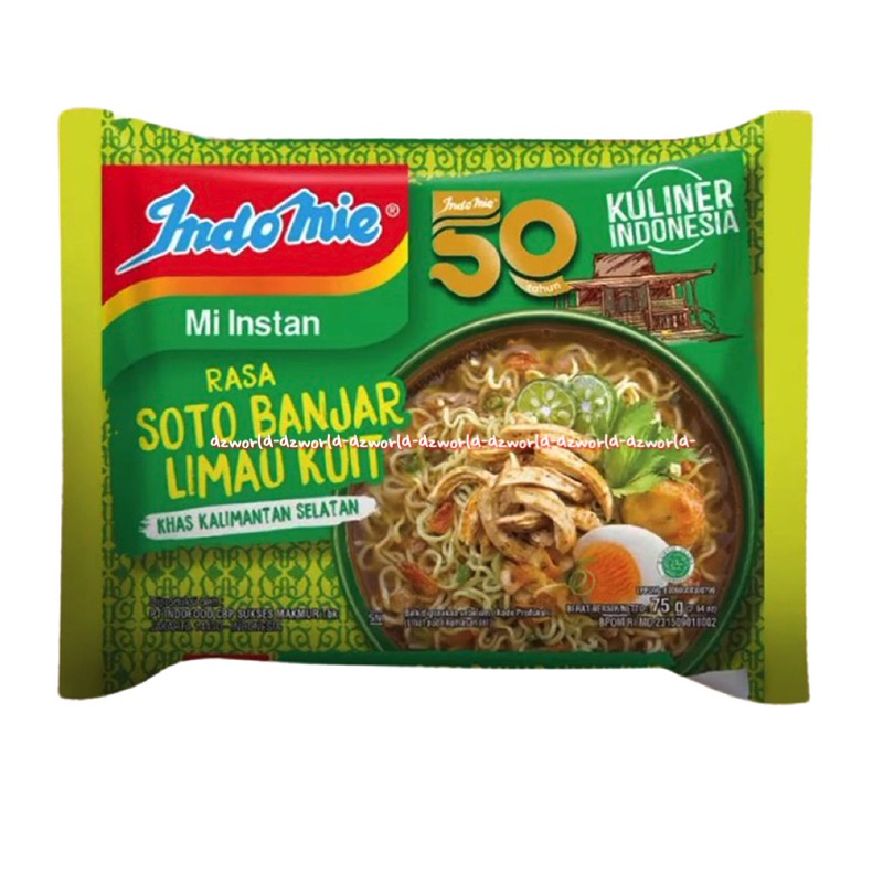 Indomie Rasa Soto Banjar Limau Kulit 75gr Khas Kalimantan Selatan Kalsel Indomi Mie Mi Instan Kuah Indo Mie Kuliner Indonesia