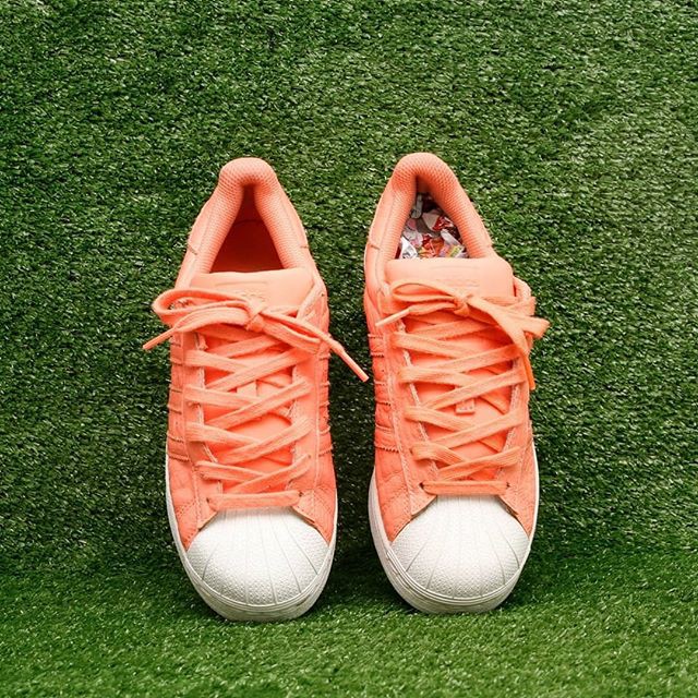 Adidas Superstar Orange Leather