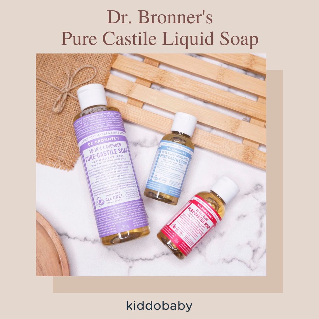 Dr. Bronner's Pure Castile Liquid Soap | Sabun Cair
