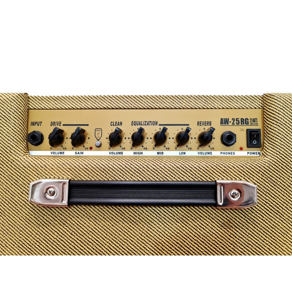 Amplifier Gitar Merk Cowboy Original Tipe AW-25 RG Ampli Amply Speaker 8 Inc Murah Jakarta