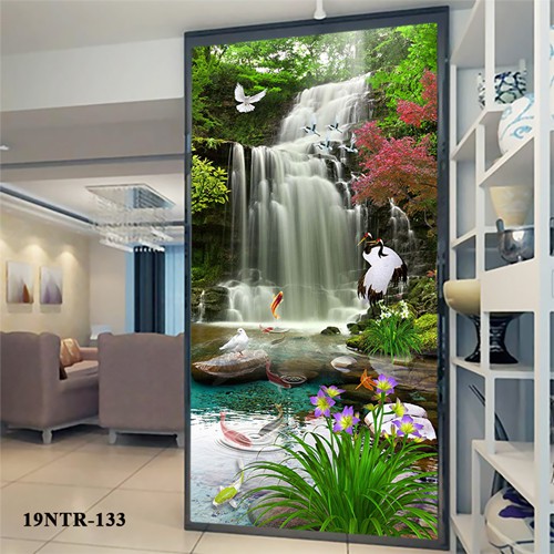 Wallpaper 3d Untuk Dinding Potrait Motif Air Terjun Shopee Indonesia