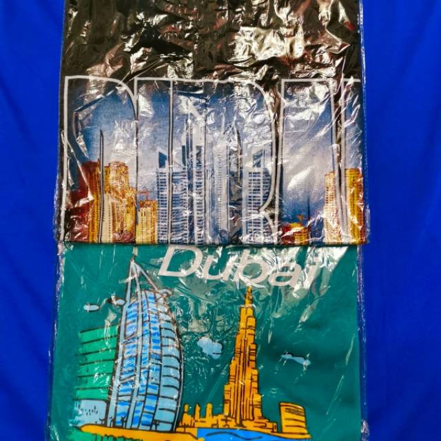 Souvenir dubai oleh oleh dubai kaos dubai arab saudi Tshirt dubai kaos wisata luar negarali
