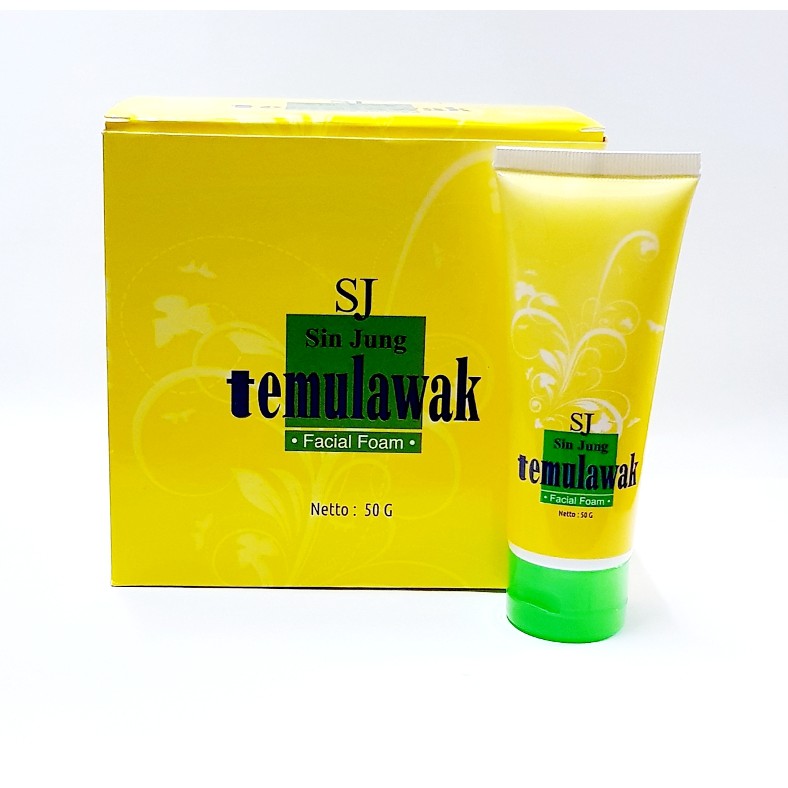 FACIAL FOAM TEMULAWAK SIN JUNG SJ BPOM 50g