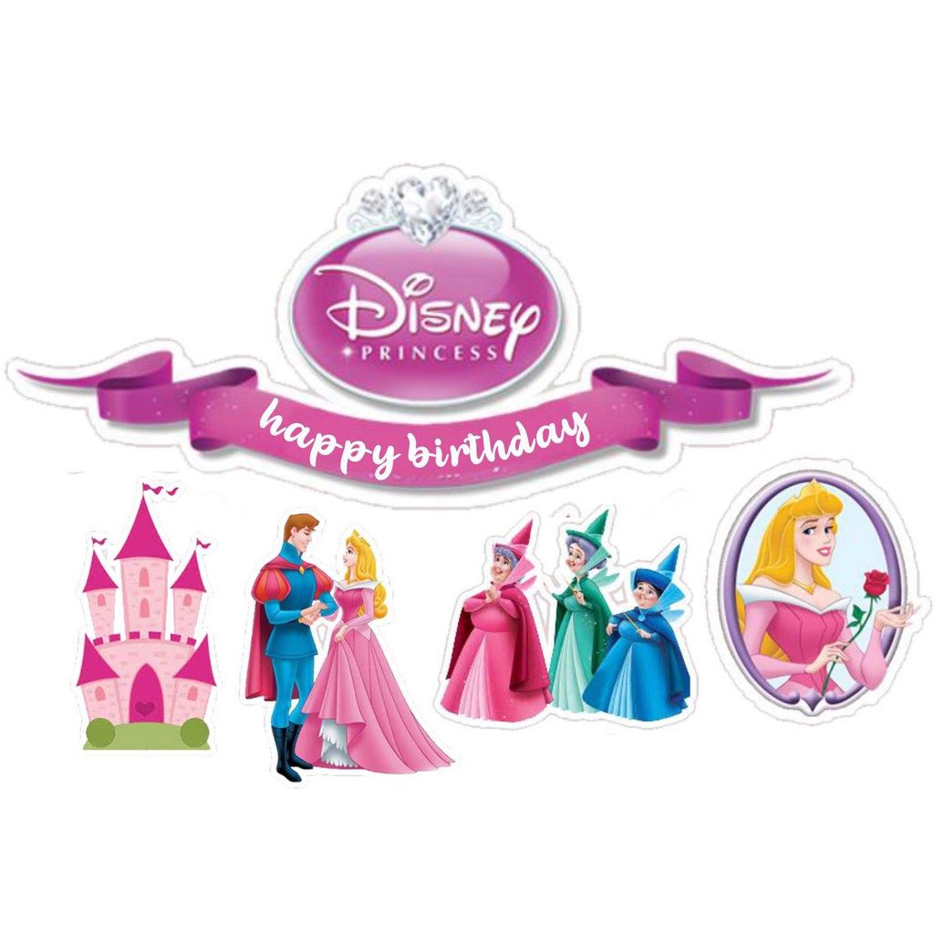 

TOPPER CAKE ULANG TAHUN / HIASAN KUE PRINCESS AURORA