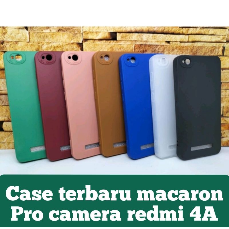 CASE TERBARU MACARON PRO CAMERA TIPE REDMI 4A