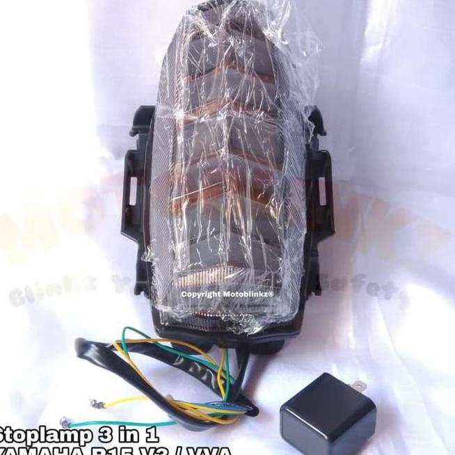 Aksesoris Motor Stoplamp 3 In 1 Yamaha R15 Vva R15 V3