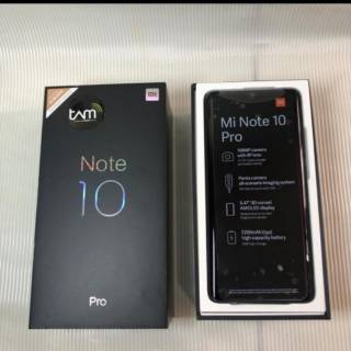 (Hp bekas) XIA   OMI MI NOTE 10 PRO TAM RAM 8/256 GARANSI