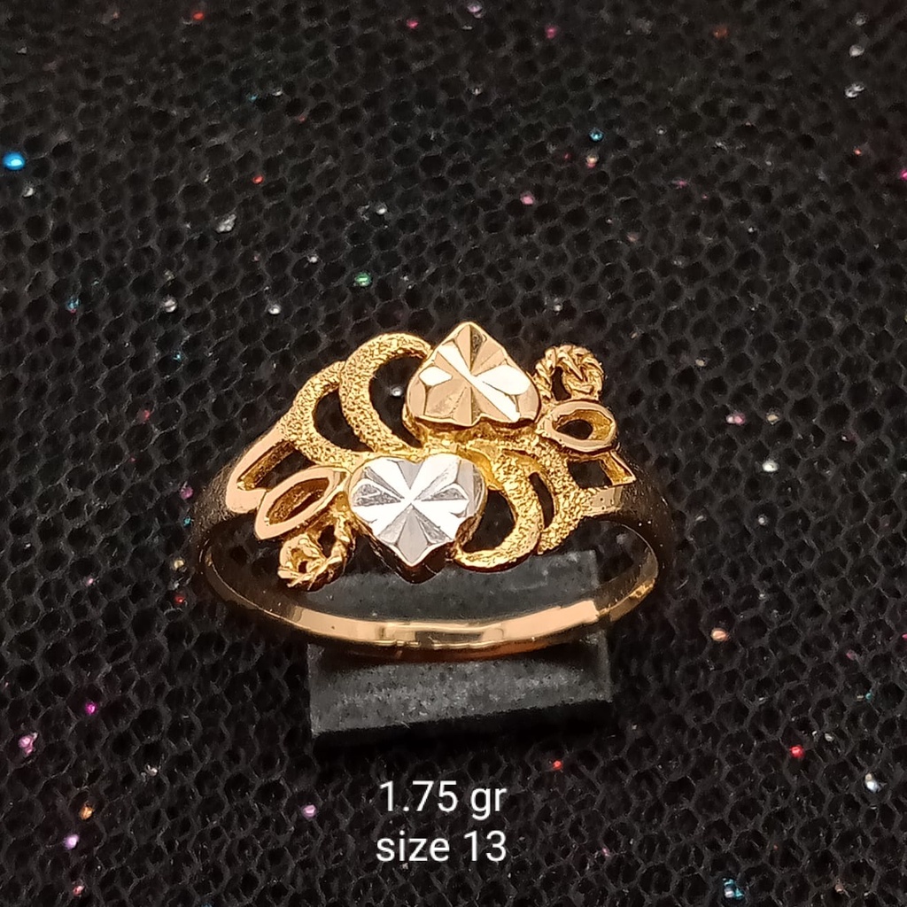 Cincin Emas 17K - 1.75 gr Kadar 750 - 574