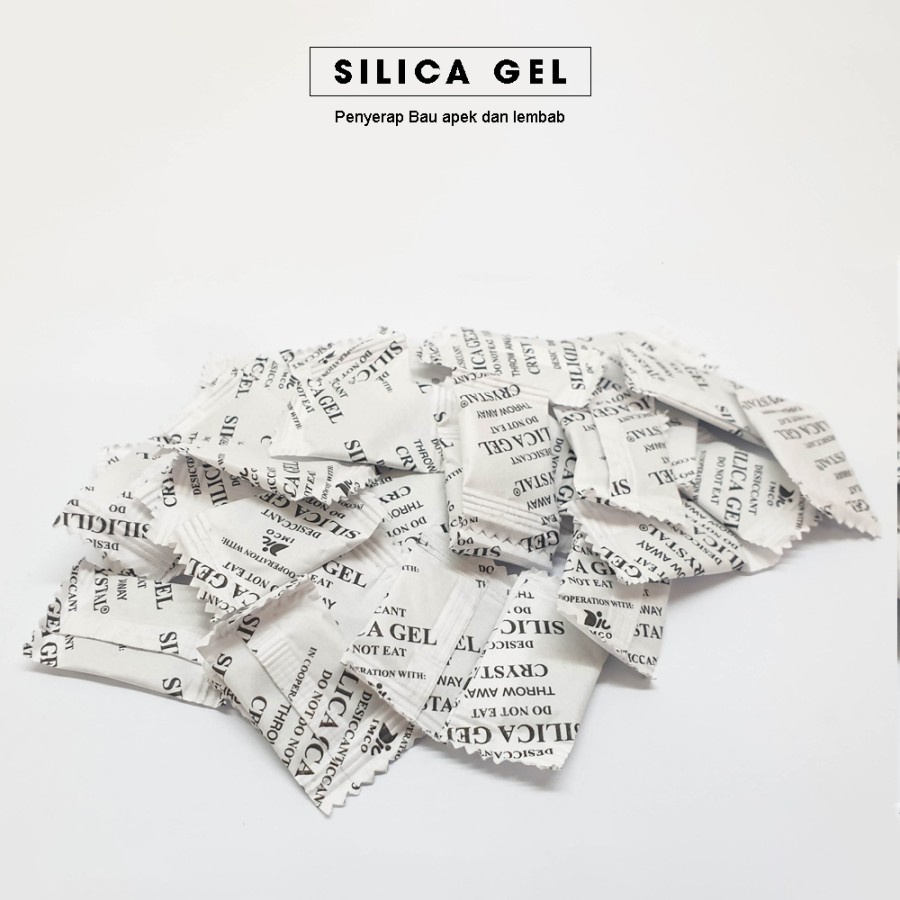 Silica Gel NATURAL 1gr pengawet anti jamur paling ampuh harga utk 5pcs