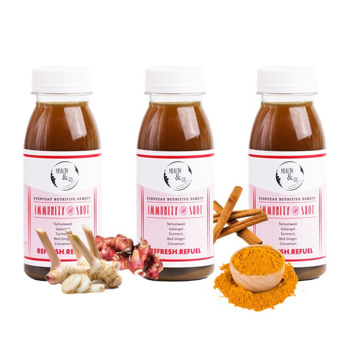 

Immunity Shot 100 ML(Pack of 3) Jamu Sehat (GOJEK/GRAB ONLY) (BERKUALITAS)