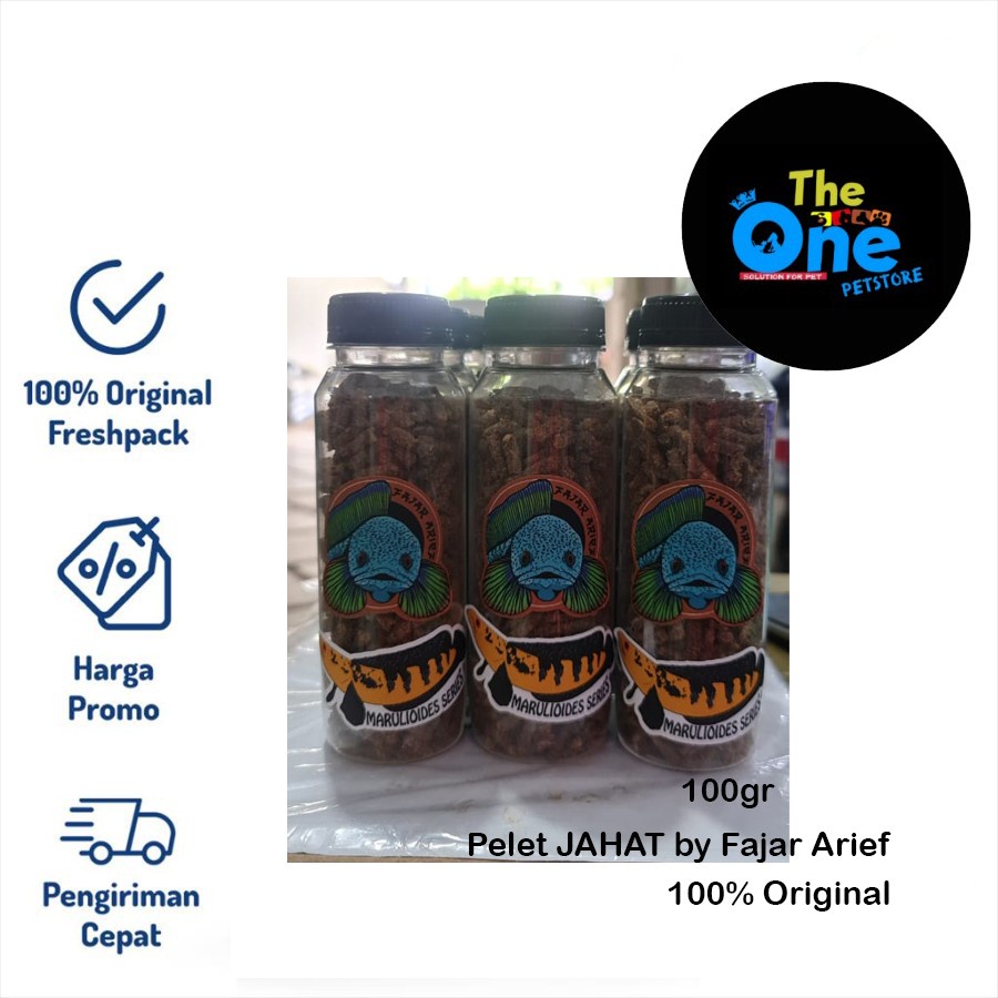 Pelet Jahat Fajar Arief 100% Original 100gr Pelet Channa Maru