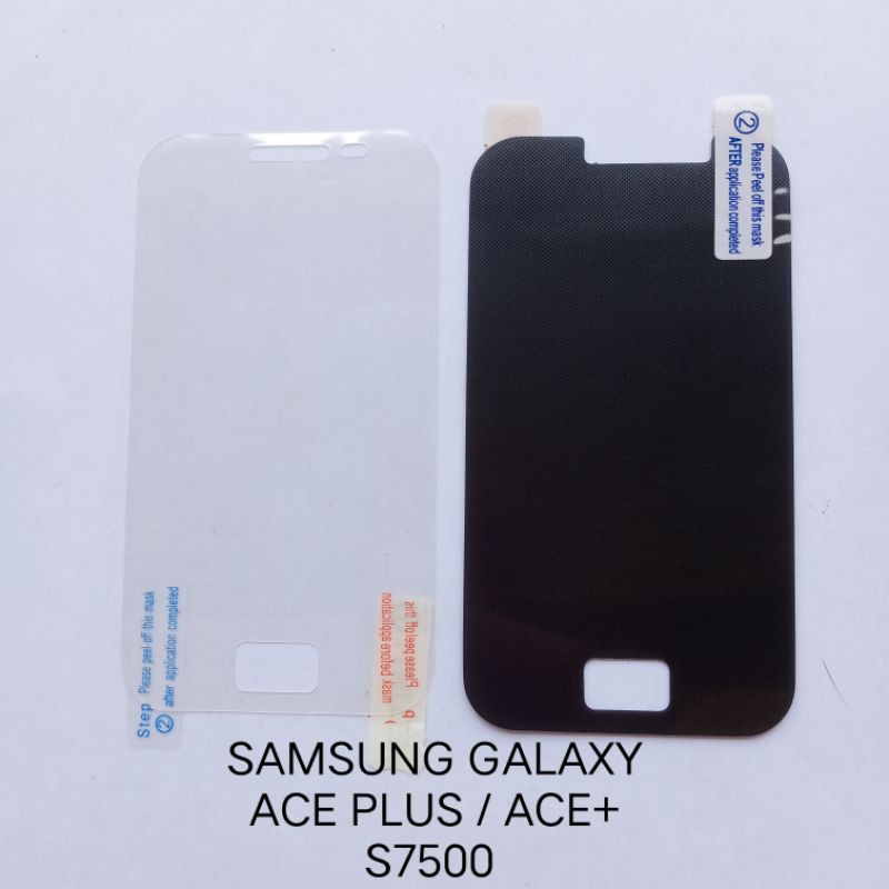 Anti gores Samsung Galaxy Ace Plus Ace+ S7500 . B5330 . Chat C3222 . Corby 2 S3850 Screen guard