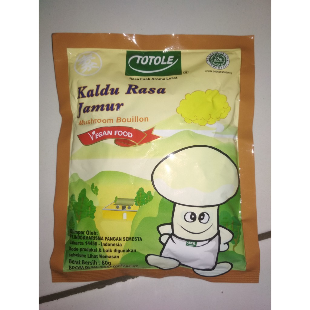 

TOTOLE Micin Vegetarian Kaldu Jamur 80gr